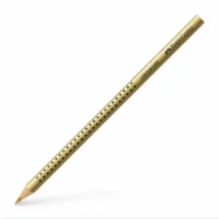 FABER-CASTELL Buntstift Colour Grip mit Namensfeld 12er Pack - gold