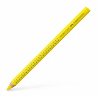 FABER-CASTELL Buntstift Jumbo Grip mit Namensfeld 12er Pack - kadmiumgelb