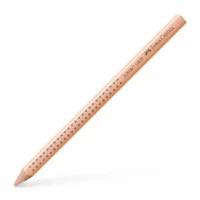 FABER-CASTELL Buntstift Jumbo Grip mit Namensfeld 12er Pack - fleischfarben hell