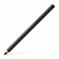 FABER-CASTELL Buntstift Jumbo Grip mit Namensfeld 12er Pack - schwarz