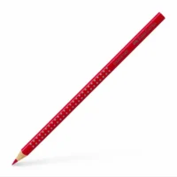 FABER-CASTELL Buntstift Colour Grip mit Namensfeld 12er Pack - geraniumrot hell