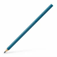 FABER-CASTELL Buntstift Colour Grip mit Namensfeld 12er Pack - kobalttürkis