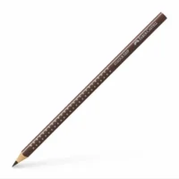 FABER-CASTELL Buntstift Colour Grip mit Namensfeld 12er Pack - van dyck braun