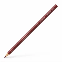 FABER-CASTELL Buntstift Colour Grip mit Namensfeld 12er Pack - indischrot