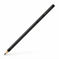FABER-CASTELL Buntstift Colour Grip mit Namensfeld 12er Pack - schwarz