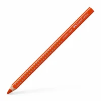 FABER-CASTELL Buntstift Jumbo Grip mit Namensfeld 12er Pack - kadmiumorange dunkel