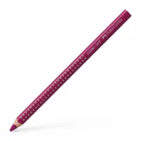 FABER-CASTELL Buntstift Jumbo Grip mit Namensfeld 12er Pack - purpurrosa mittel