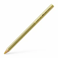 FABER-CASTELL Buntstift Jumbo Grip mit Namensfeld 12er Pack - gold