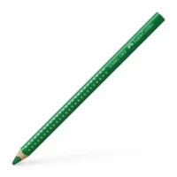 FABER-CASTELL Buntstift Jumbo Grip mit Namensfeld 12er Pack - smaragdgrün