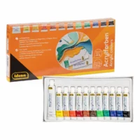 Idena Set Acrylfarben 11x12ml + 1x21ml