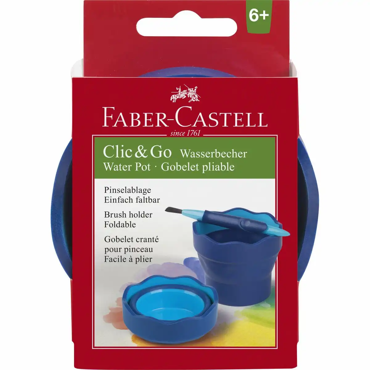 FABER-CASTELL Wasserbecher Clic&Go