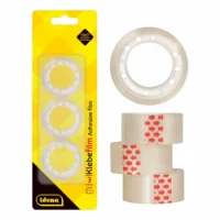 Idena Klebefilm Transparent Reißfest PVC-frei 3 Stück - 1,9cmx10m