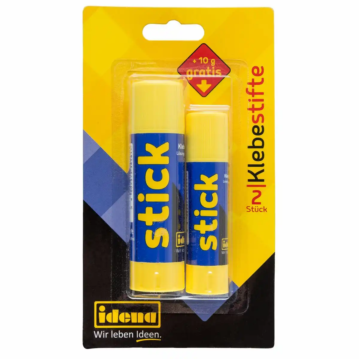 634152_00 Idena Klebestifte Bonuspack 1x10g + 22g 2 Stück