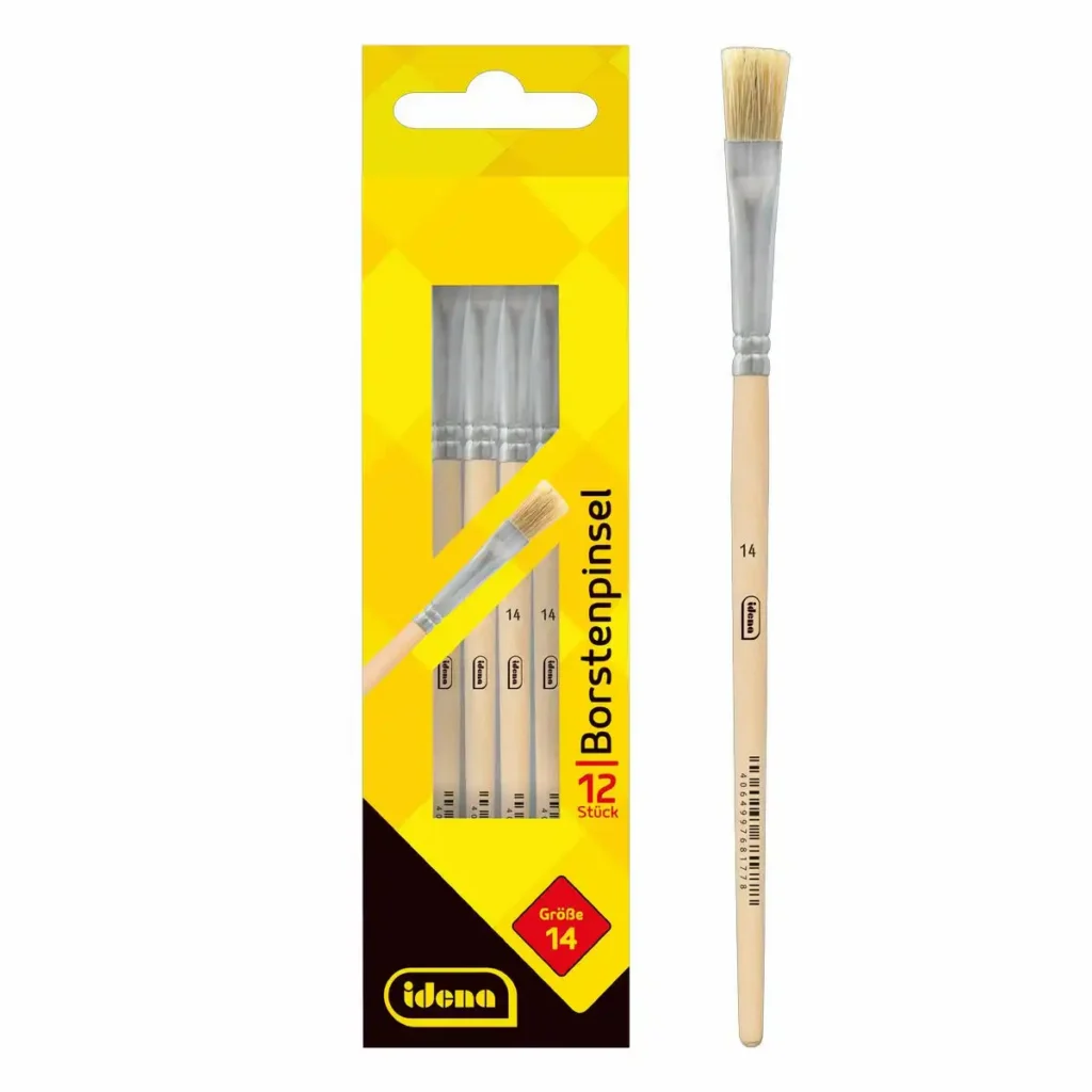 68177_00 Idena Borstenpinsel 12er Pack