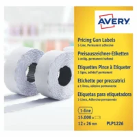 AVERY Zweckform Preis Etiketten permanent haftend weiß 26x12mm 15000 Stück