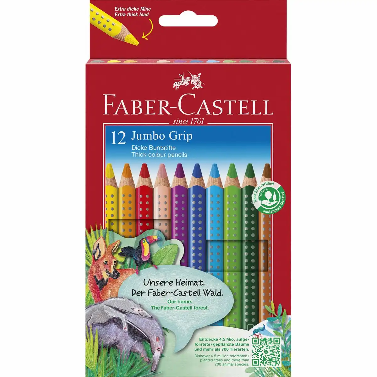 950495_00 FABER-CASTELL Buntstifte Jumbo Grip