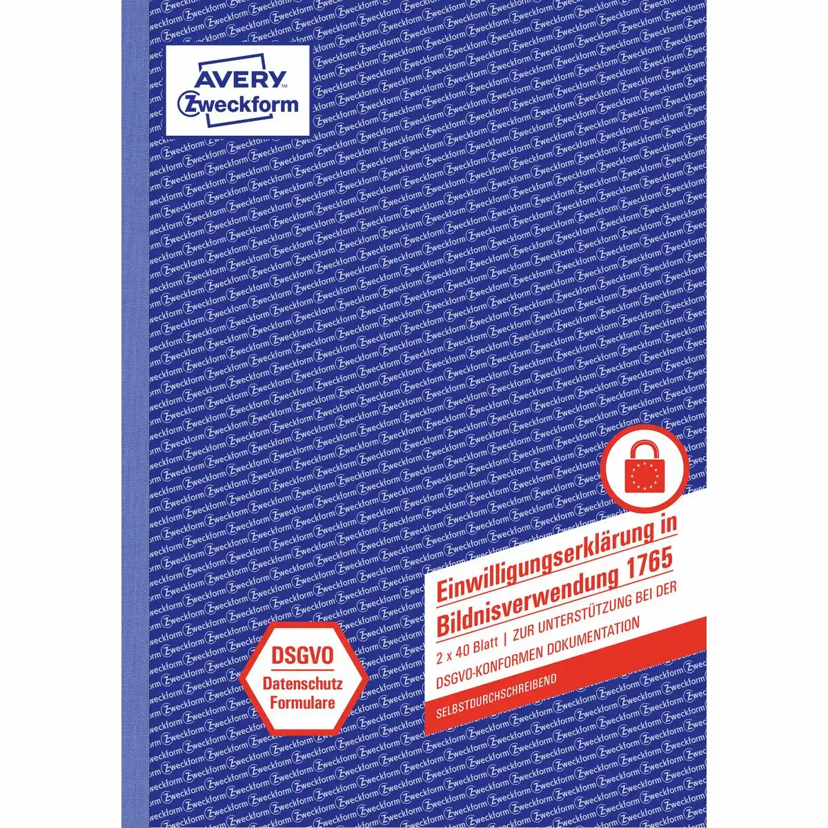 10023403_01 AVERY Zweckform Einwilligungserklärung in Bildnisverwendung selbstdurchschreibend DIN A4