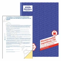AVERY Zweckform Mitarbeiterverpflichtungserklärung DSGVO selbstdurchschreibend DIN A4