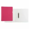 Idena Ringbuch mit Innentasche 2 Ringe 40mm DIN A4 - himbeerrot