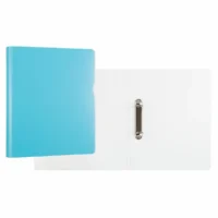 Idena Ringbuch mit Innentasche 2 Ringe 40mm DIN A4 - himmelblau