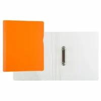 Idena Ringbuch mit Innentasche 2 Ringe 40mm DIN A4 - orange