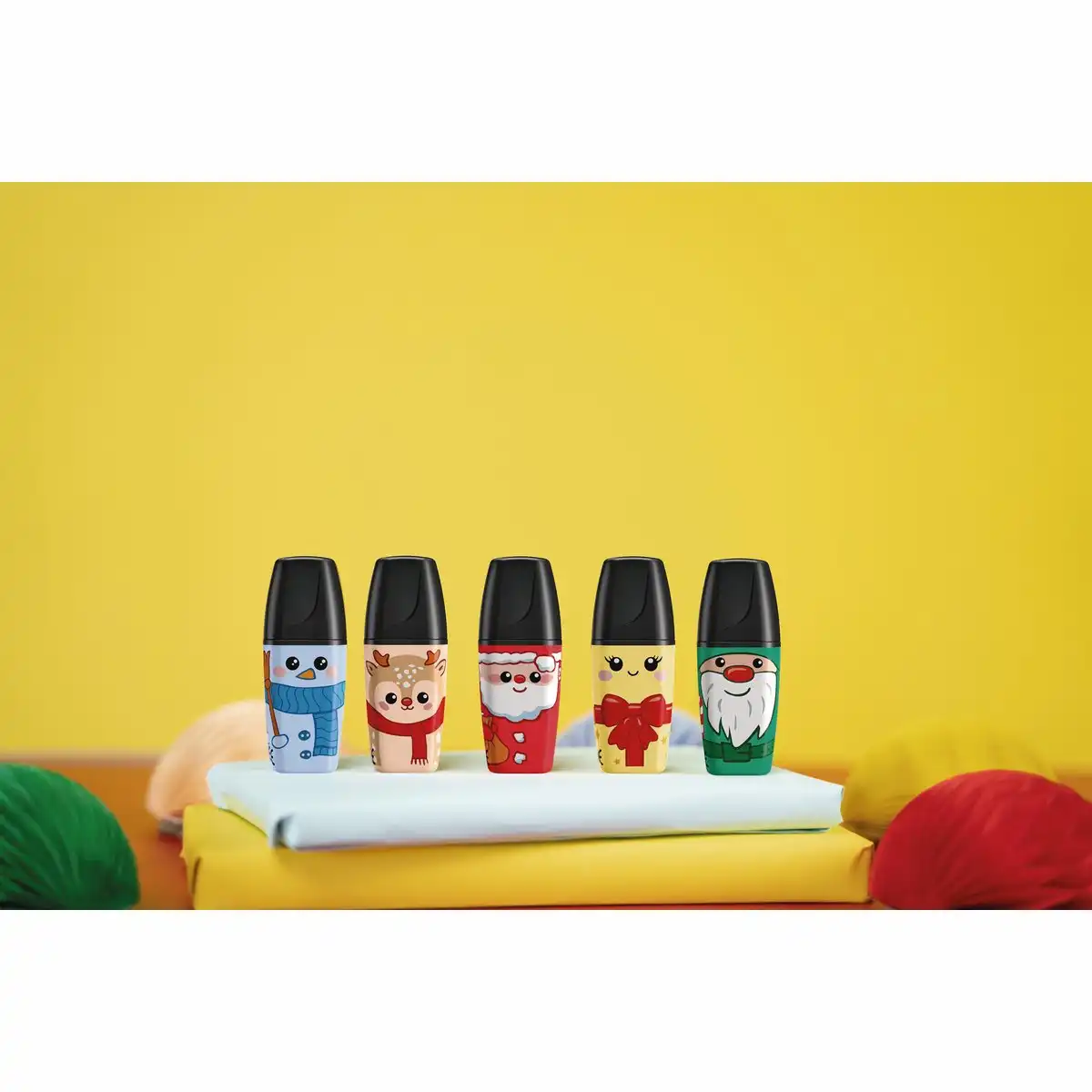 STABILO Textmarker BOSS Mini Frosty Friends 5 Stück