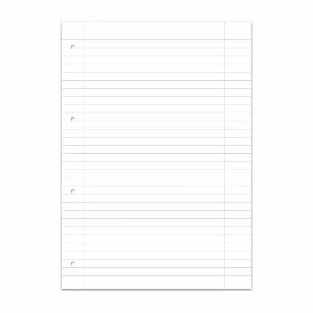 Idena Schulblock liniert 50 Blatt 70g/m² DIN A4