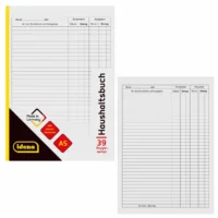Idena Haushaltsbuch Doppelseiten DIN A5 39 Blatt
