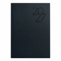 Idena Buchkalender 2027 Premium DIN A5 - schwarz