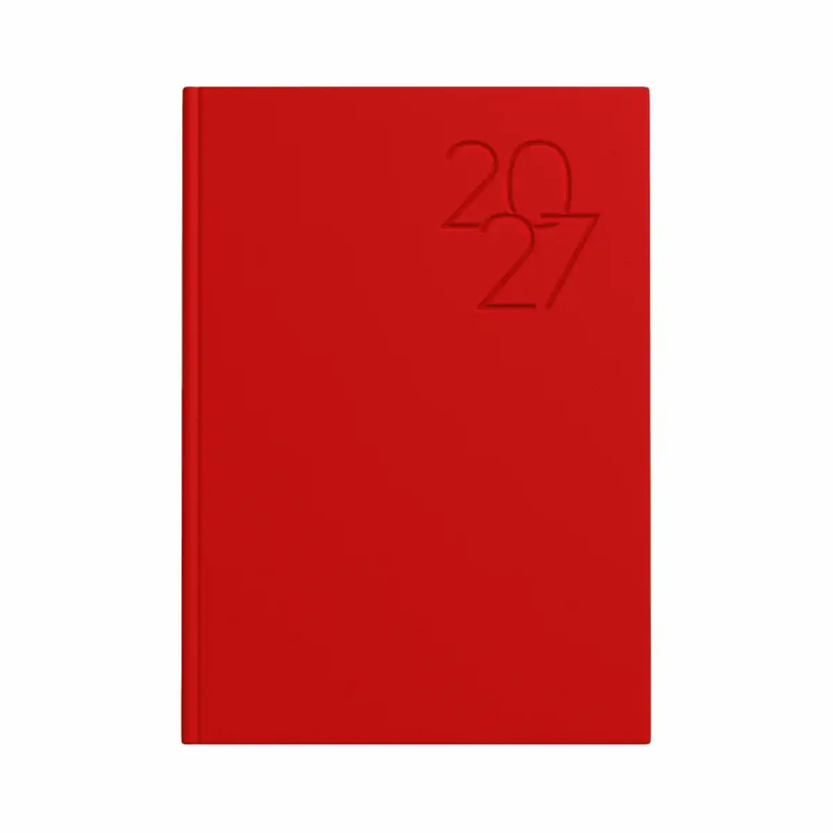 11871_00 Idena Buchkalender 2027 Premium DIN A5 - rot