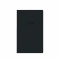 Idena Taschenplaner 2027 Leporello - schwarz