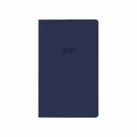 Idena Taschenplaner 2027 Leporello - blau