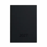 Idena Taschenkalender 2027 DIN A7 - schwarz