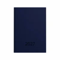 Idena Taschenkalender 2027 DIN A7 - blau