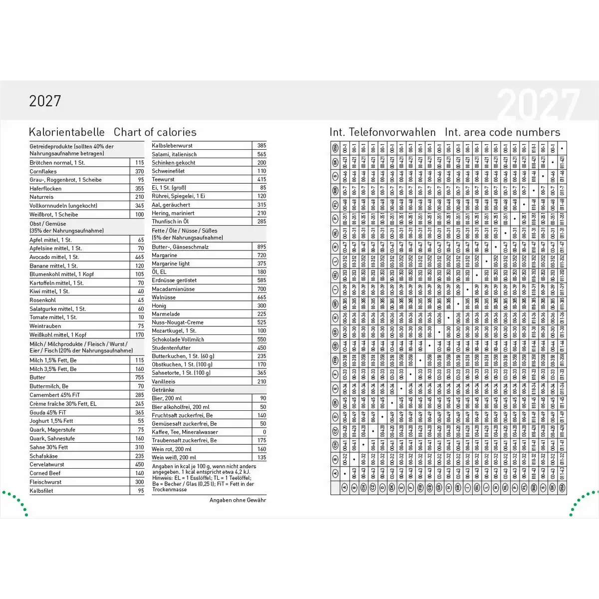11889_05 Idena Taschenkalender 2027 DIN A7 - blau