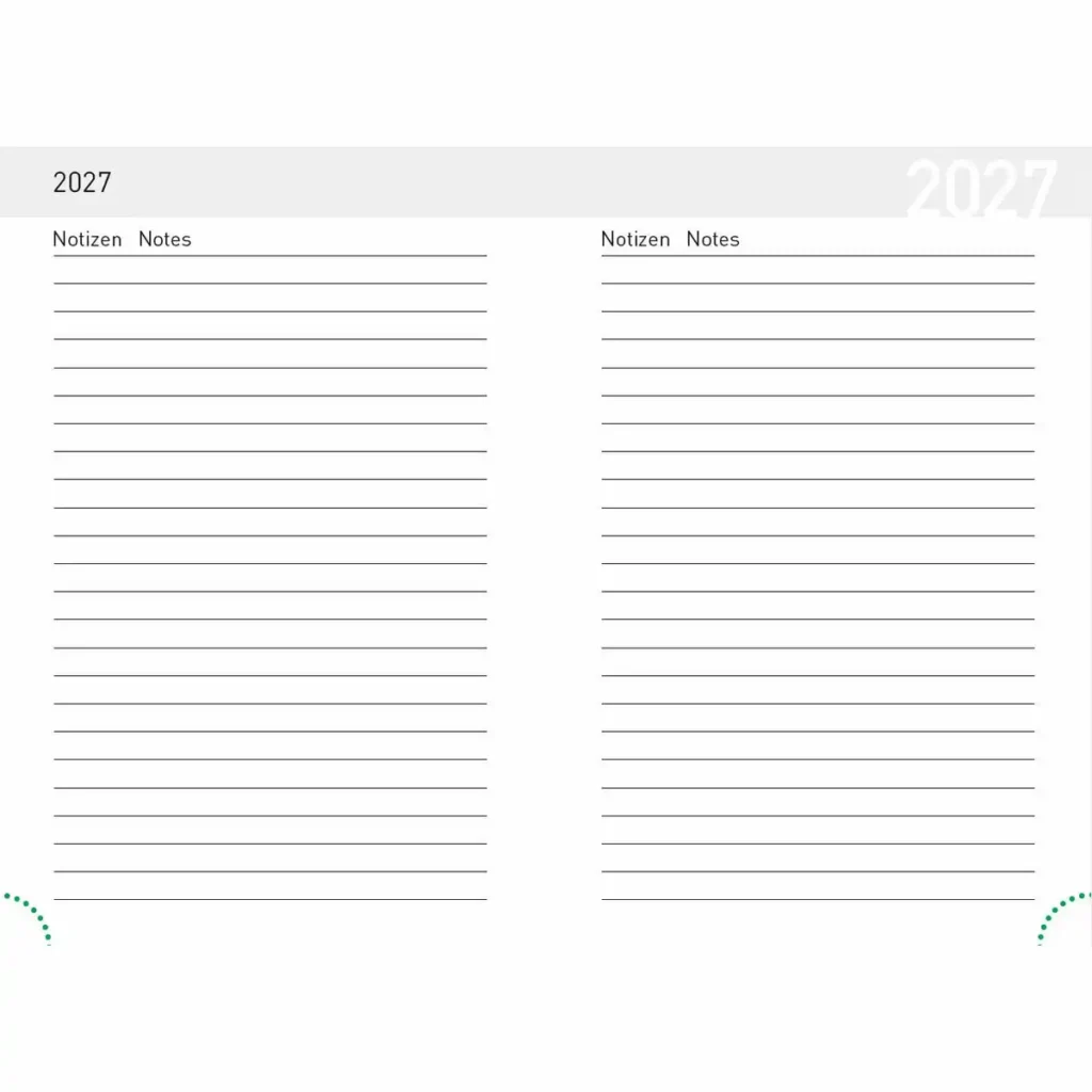 11889_06 Idena Taschenkalender 2027 DIN A7 - blau