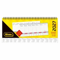 Idena Tischkalender 2027 Premium mit Registerschnitt