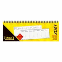 Idena Tischquerkalender 2027 1 Woche - 2 Seite