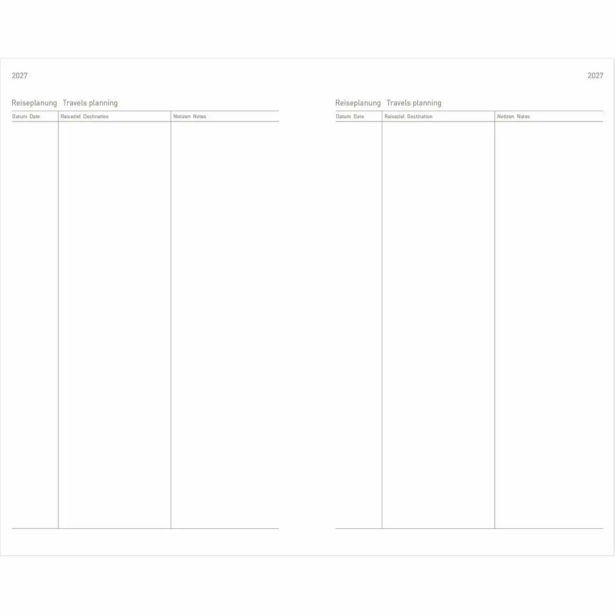 Idena Agenda 2027 Big 13x21cm - black
