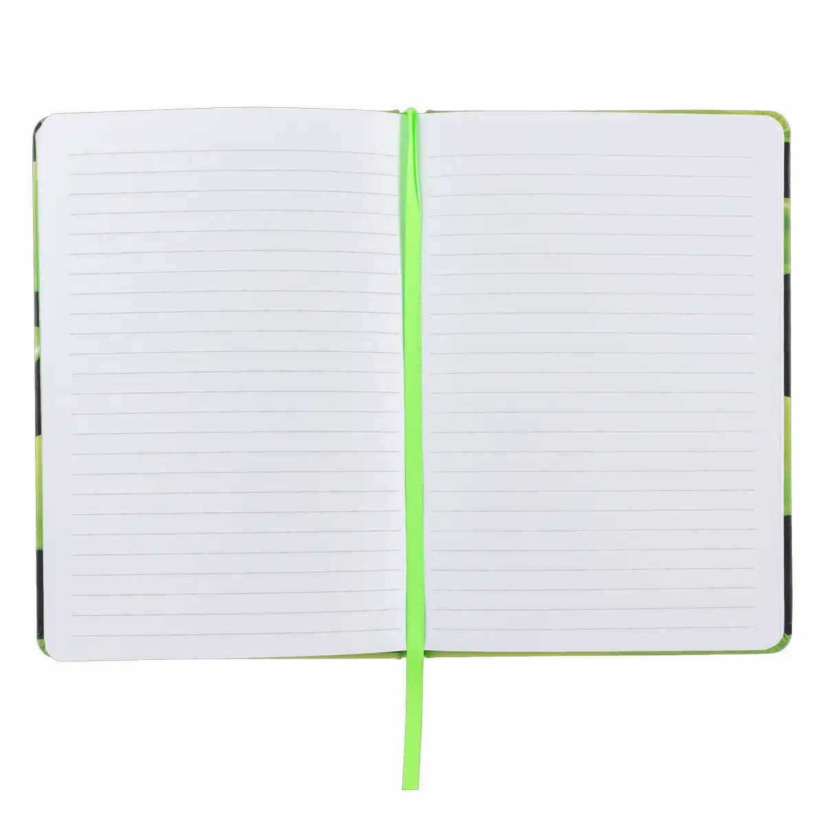 14034_04 Idena Notizbuch Alien Schleim liniert 160 Seiten 80g/m² DIN A5 mit Dekoaugen