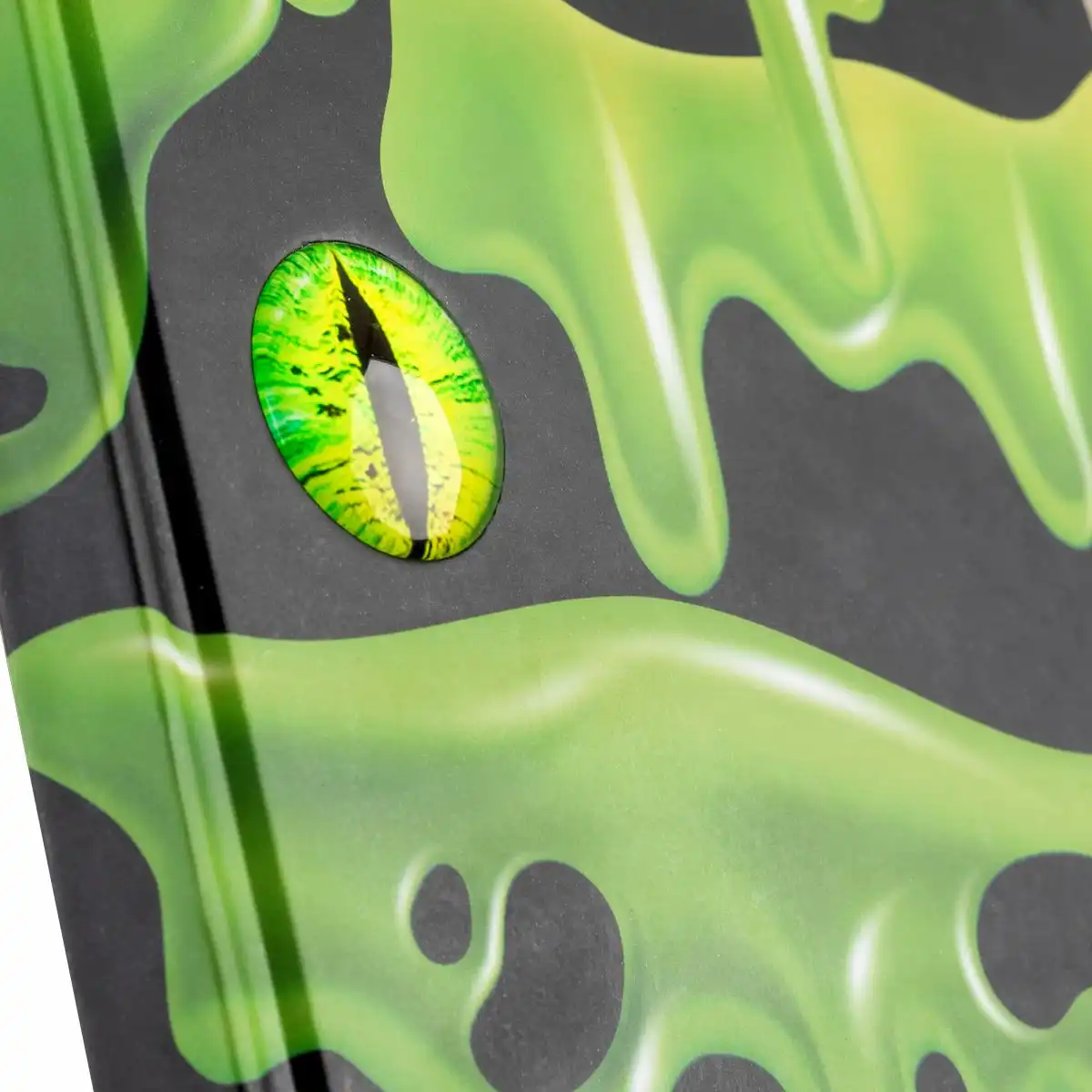 14034_06 Idena Notizbuch Alien Schleim liniert 160 Seiten 80g/m² DIN A5 mit Dekoaugen