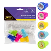 Idena Motivstempel 5 Stück - Dino