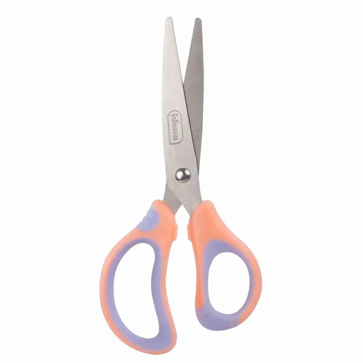 Idena Schere Pastell mit Softgriff 15 cm - apricot/flieder