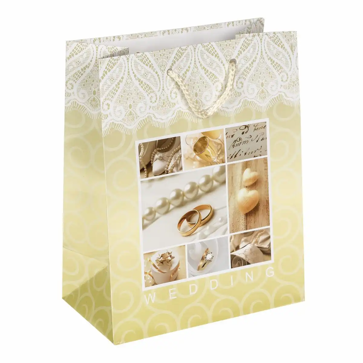 434903_00 Idena Lacktasche Wedding 23x18x10cm