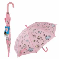 Idena Regenschirm Magic Ø83x66cm - Regenbogen rosa