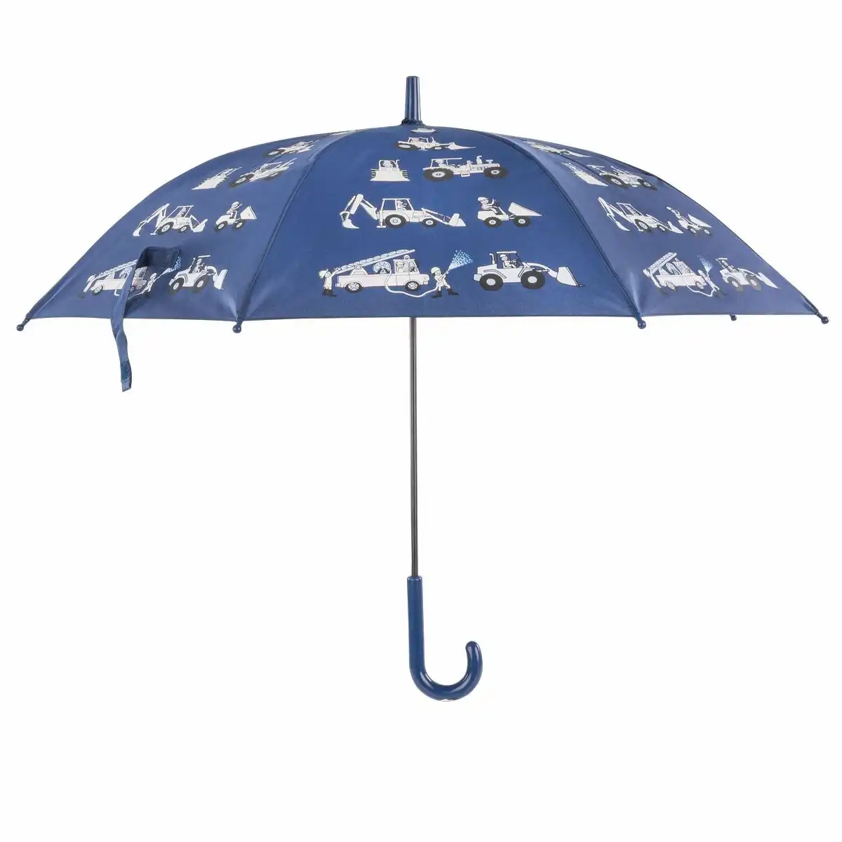 50166_07 Idena Regenschirm Magic Ø83x66cm - Fahrzeuge blau