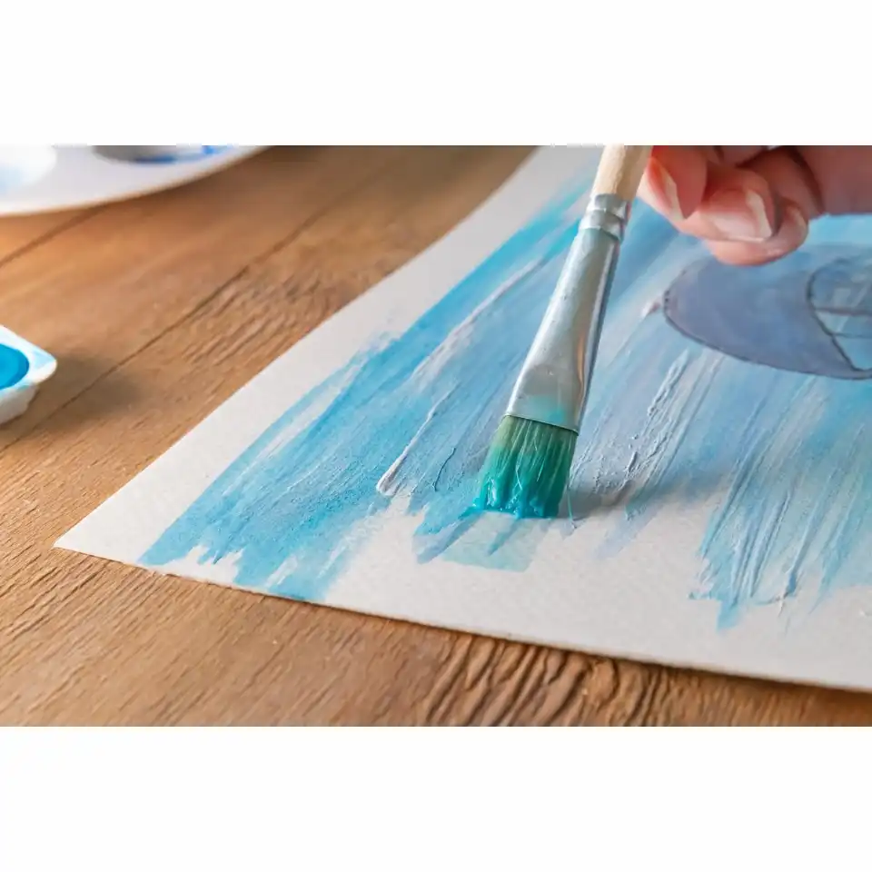 68162_06 Idena Aquarellmalblock 300g/m² kopfgeleimt DIN A4 30 Blatt