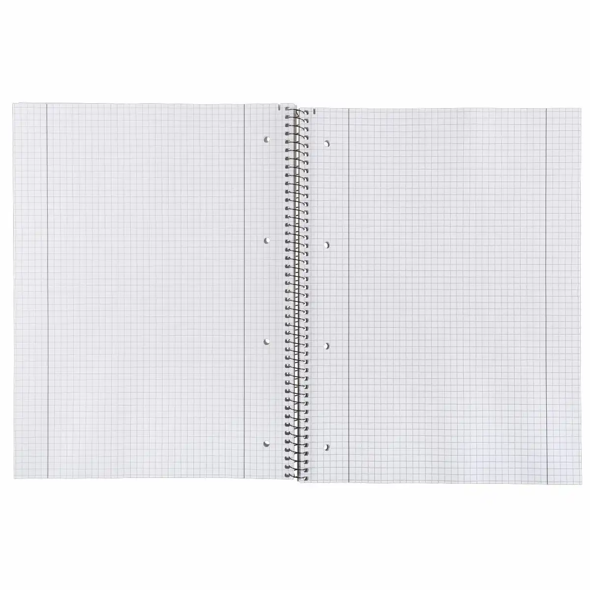 10392_02 Idena Collegeblock Lineatur 28 kariert mit Doppelrand 80 Blatt 70g/m² DIN A4 5er Pack