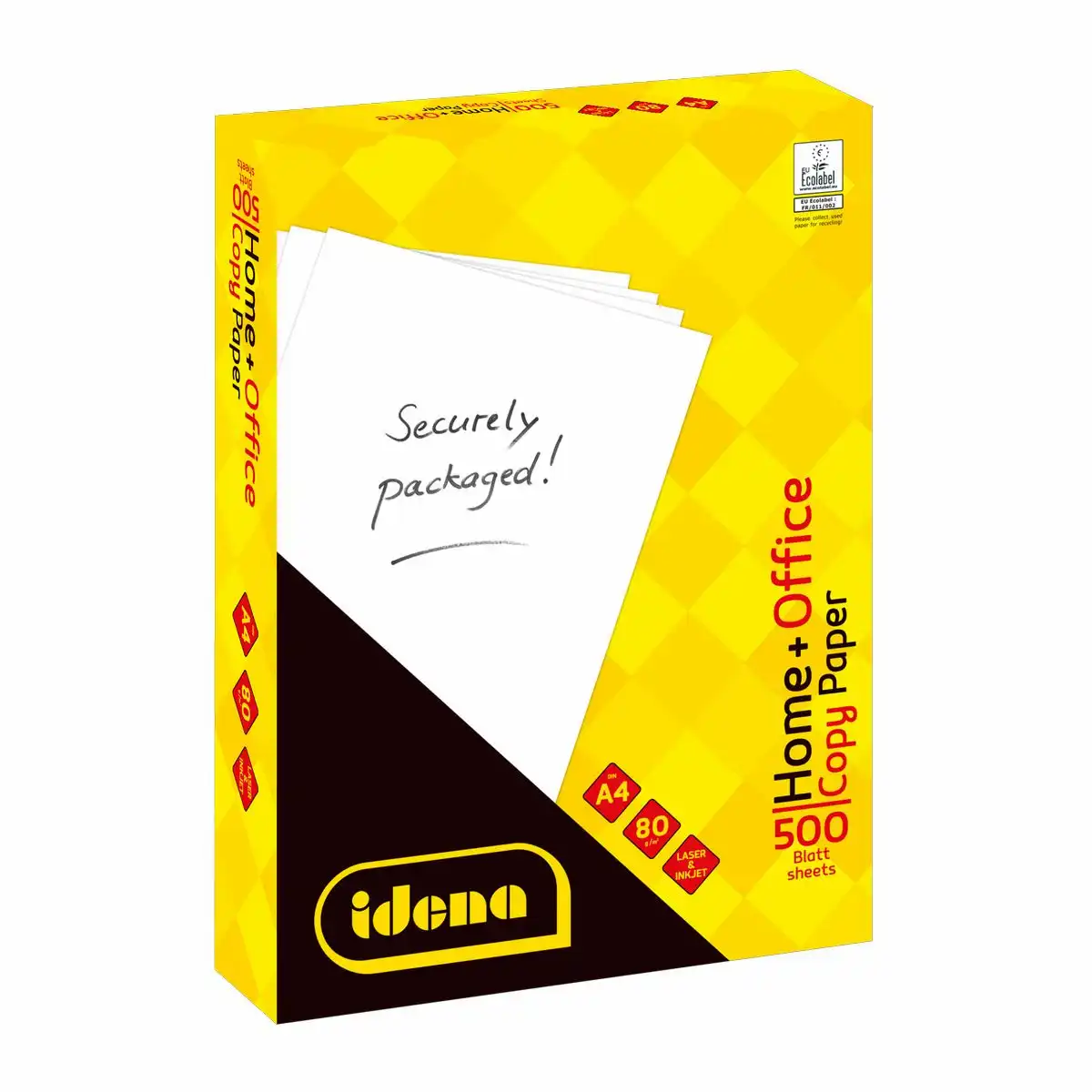 10548_01 Idena Kopierpapier Home + Office 80g/m² weiß DIN A4 500 Blatt in Folienverpackung