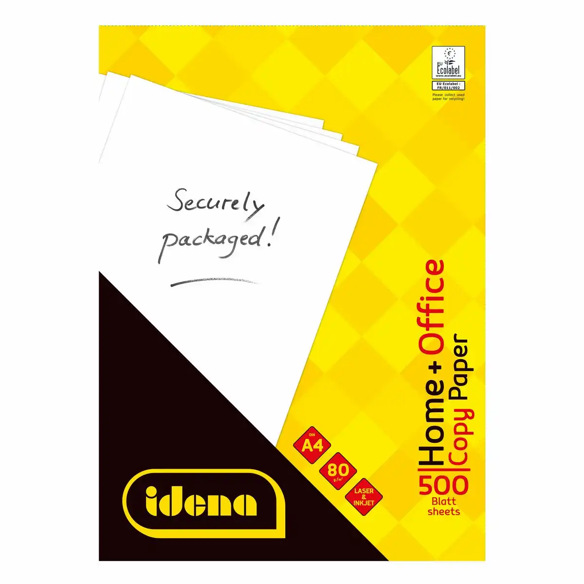 10548_02 Idena Kopierpapier Home + Office 80g/m² weiß DIN A4 500 Blatt in Folienverpackung